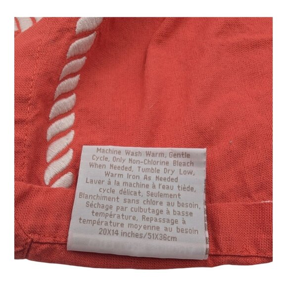 Set Of 4 Williams-Sonoma Nautical Rope Design Napkins Placemats 20x14 Inches - Picture 5 of 10